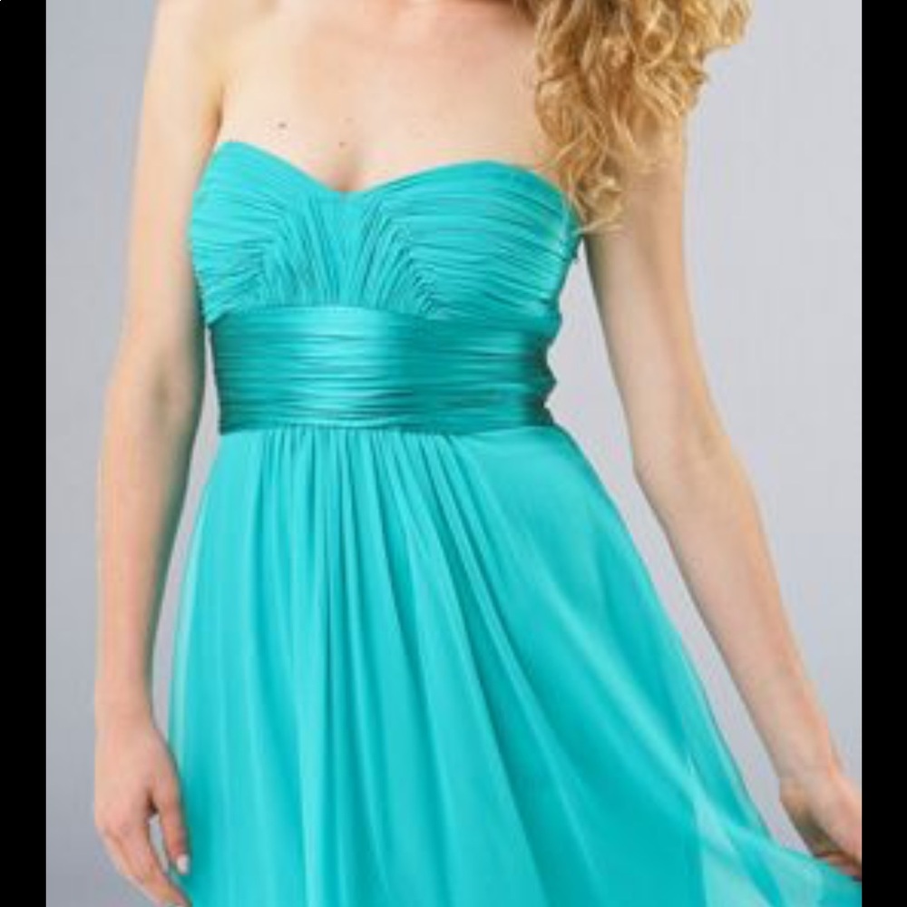 Laundry by Shelli Segal teal dress‎ - Picture 2 of 10